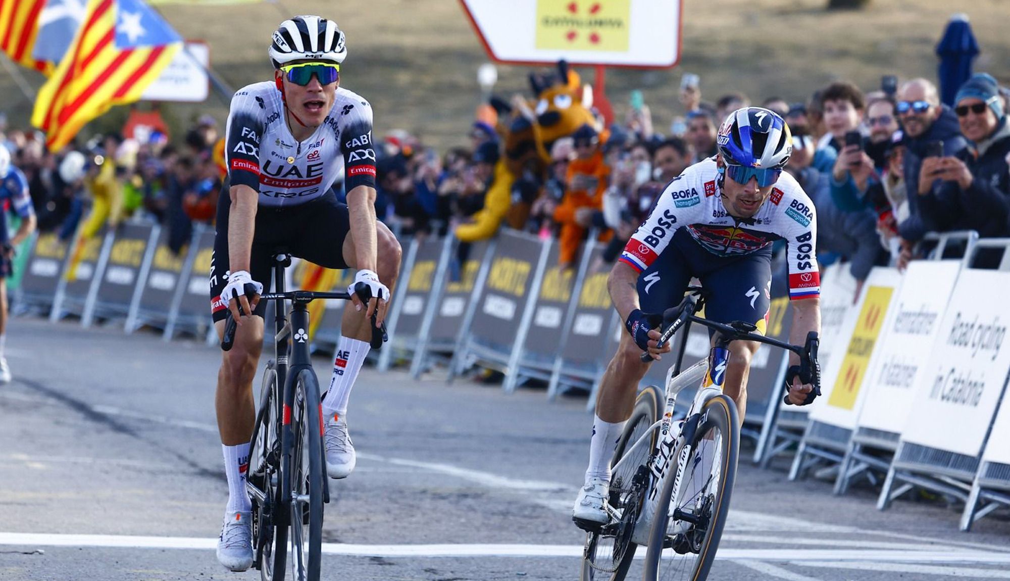 Juan Ayuso supera a Primoz Roglic en La Molina y es el nuevo líder de la Volta a Catalunya