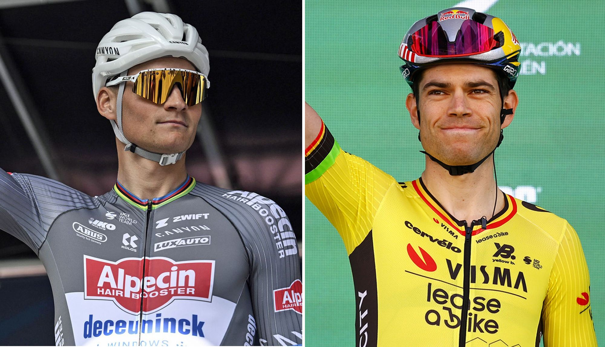 Mathieu va der Poel y Wout van Aert