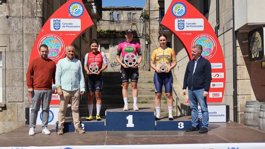 Alina Abramenka vence en el Gran Premio Cidade de Pontevedra de la Copa de España Féminas Cofidis