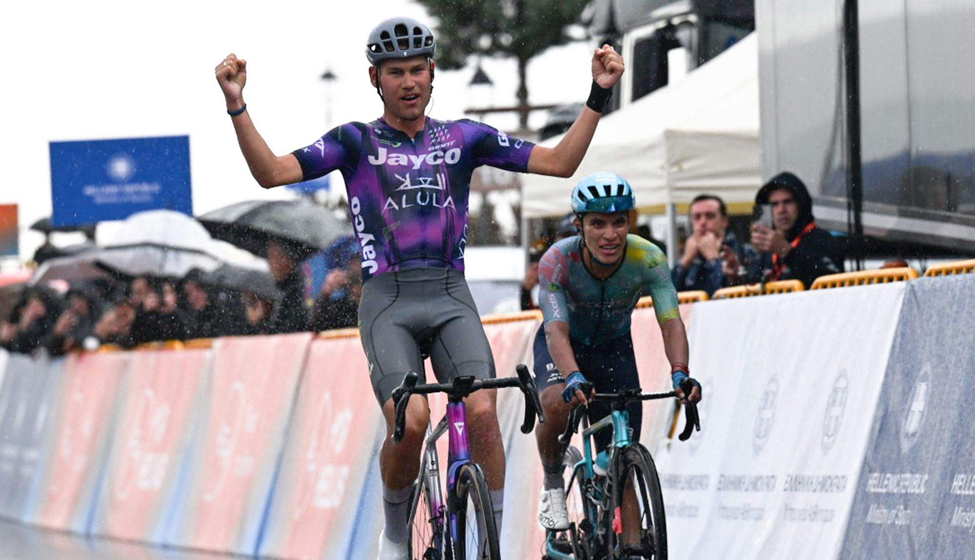 Luke Plapp gana la 2ª etapa del Tour de Grecia y Harold López es el nuevo líder