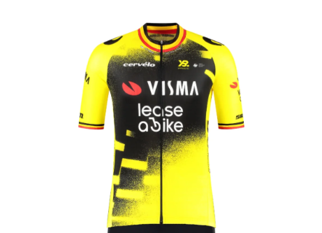 Team Visma | Lease a Bike presenta su nuevo maillot 'The Wingbeat' antes del Tour de Flandes.