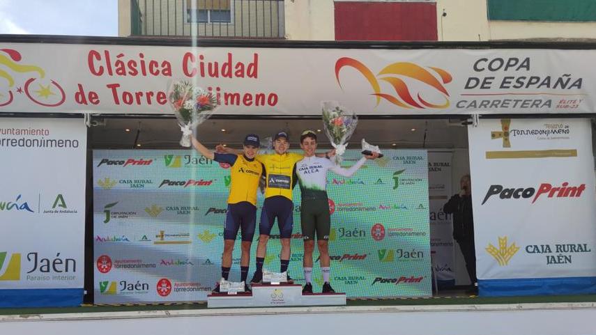 Maksym Bilyi logra en la Clásica Torredonjimeno su segunda victoria en la Copa de España Élite-Sub23.
