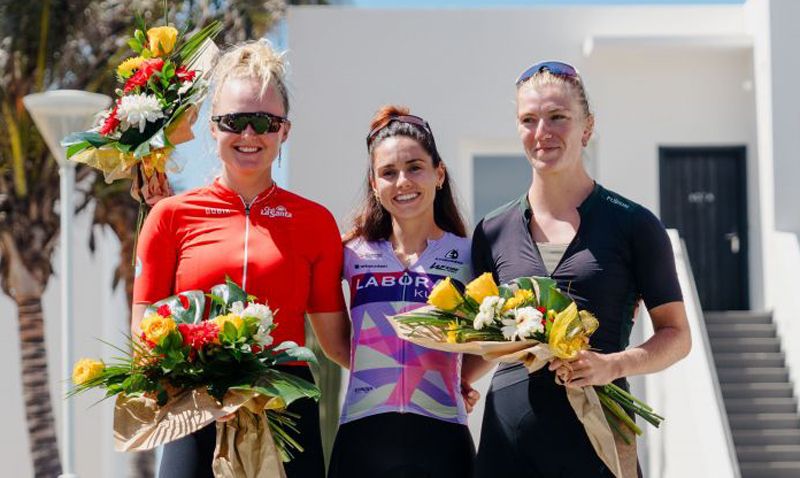 Lourdes Oyarbide participó en la 1ª edición de la Vuelta a Lanzarote