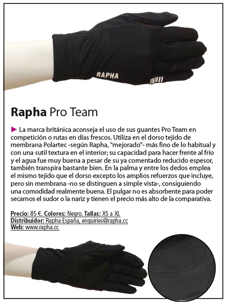 11 Rapha guantes