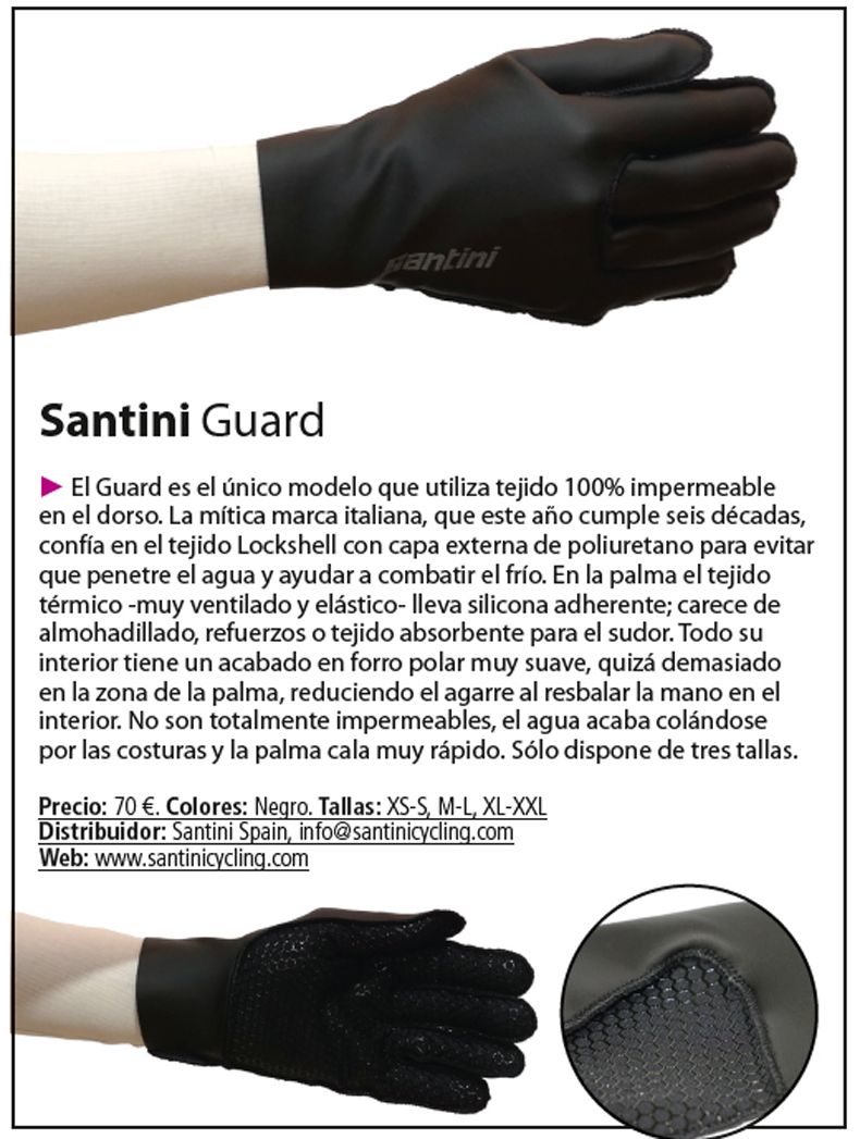 13 Santini guantes