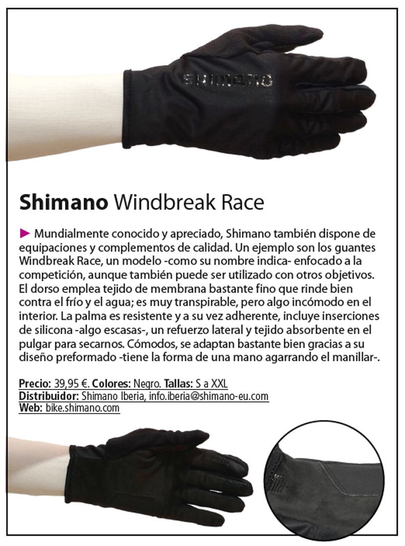 15 Shimano guantes