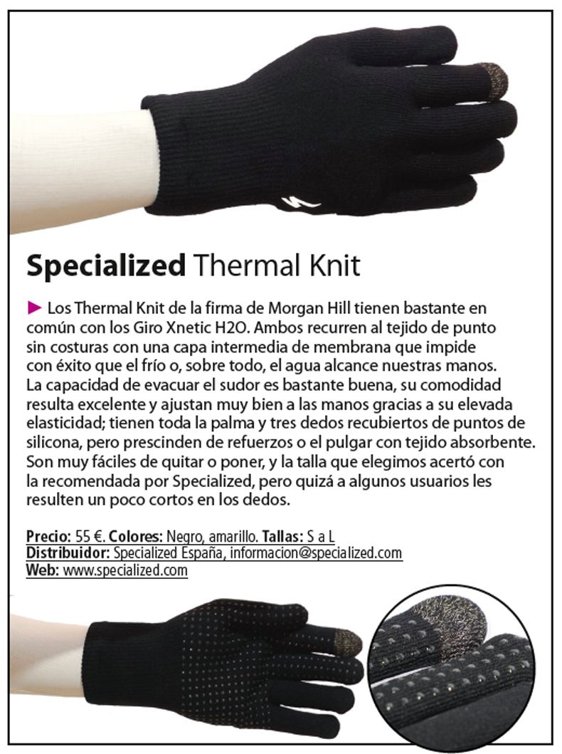 16 Specialized guantes