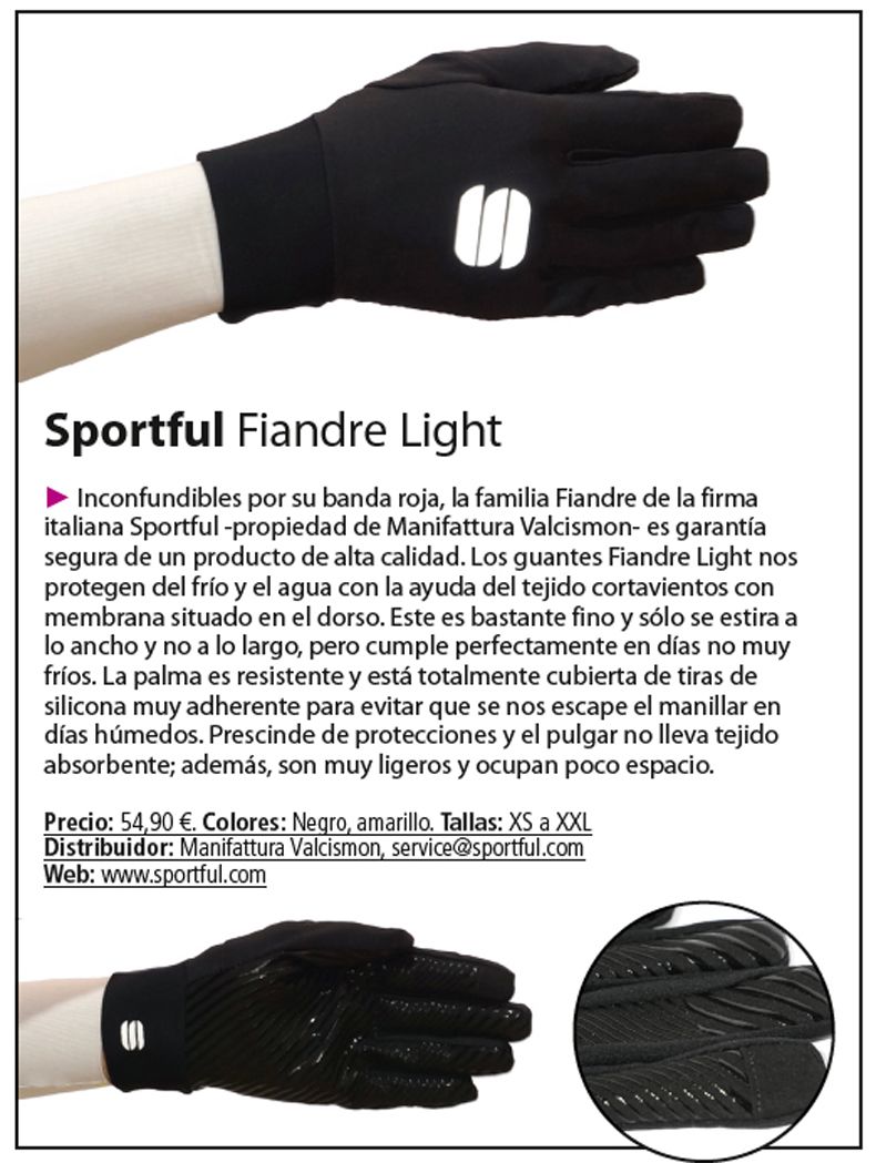 18 Sportful guantes