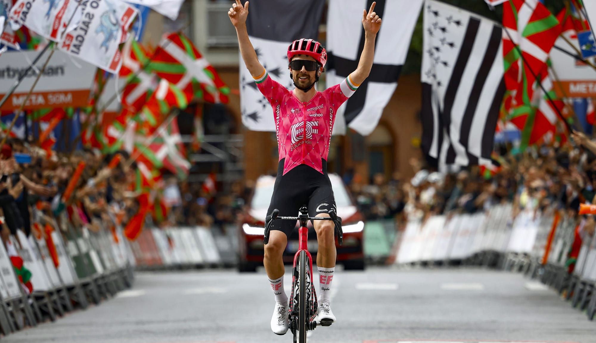 Gigante Ben Healy en la Itzulia