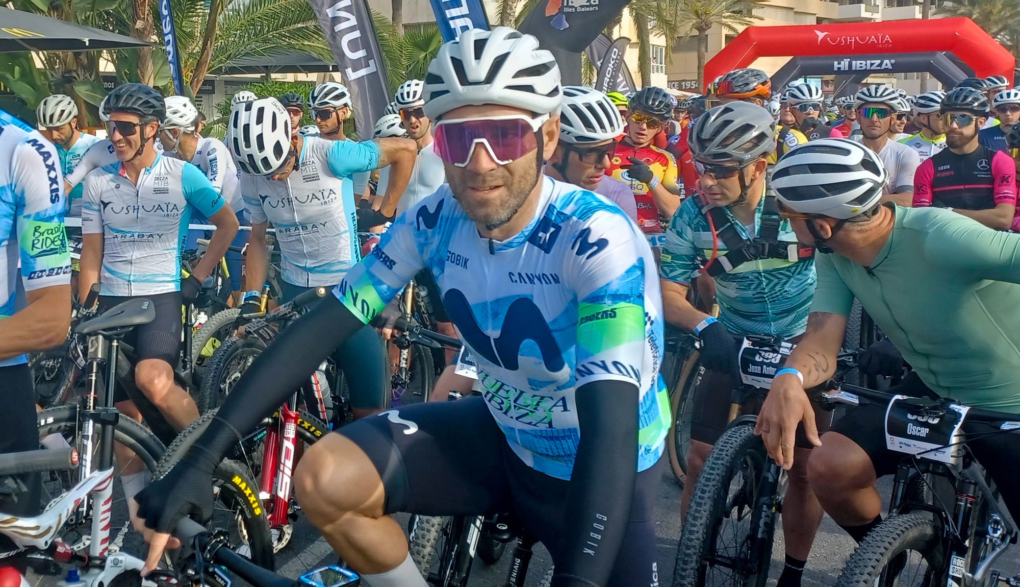 Alejandro Valverde participa este fin de semana en la 24ª edición de la Vuelta a Ibiza MTB Siroko by Shimano.