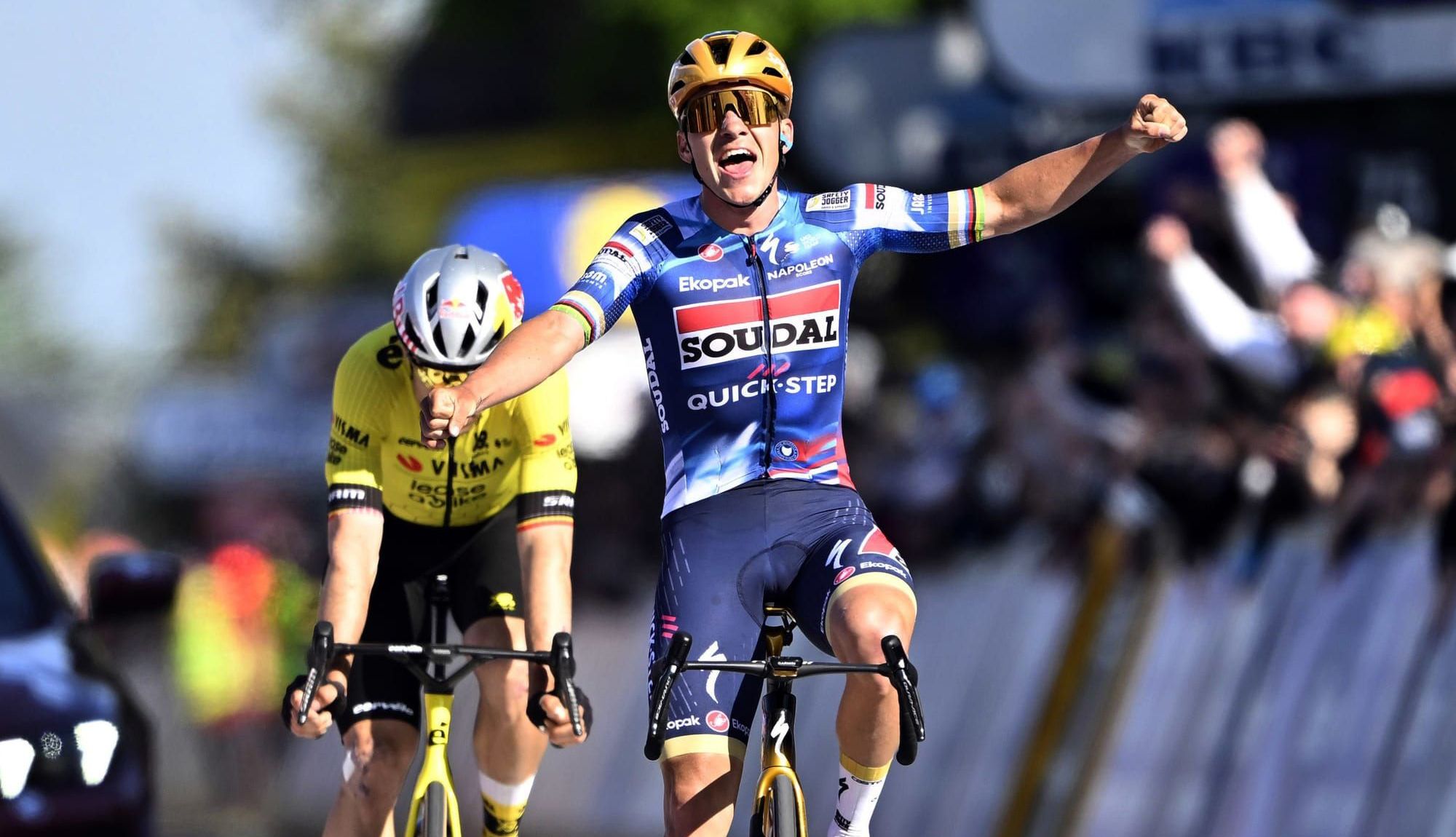 Regreso estelar de Evenepoel en la Flecha Brabanzona