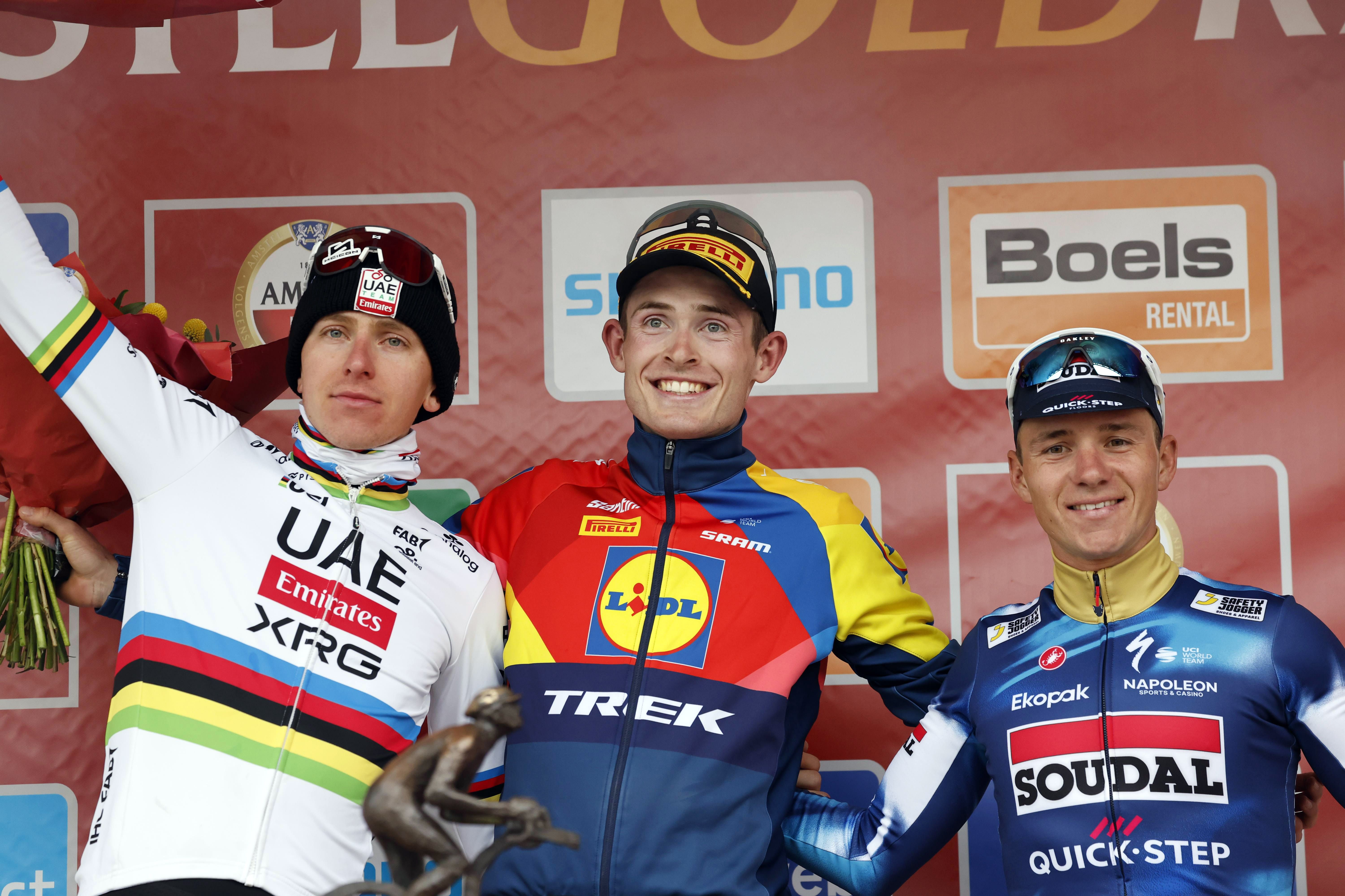 Mattias Skjelmose vence en la línea de meta a Pogacar y se apodera de la Amstel Gold Race.