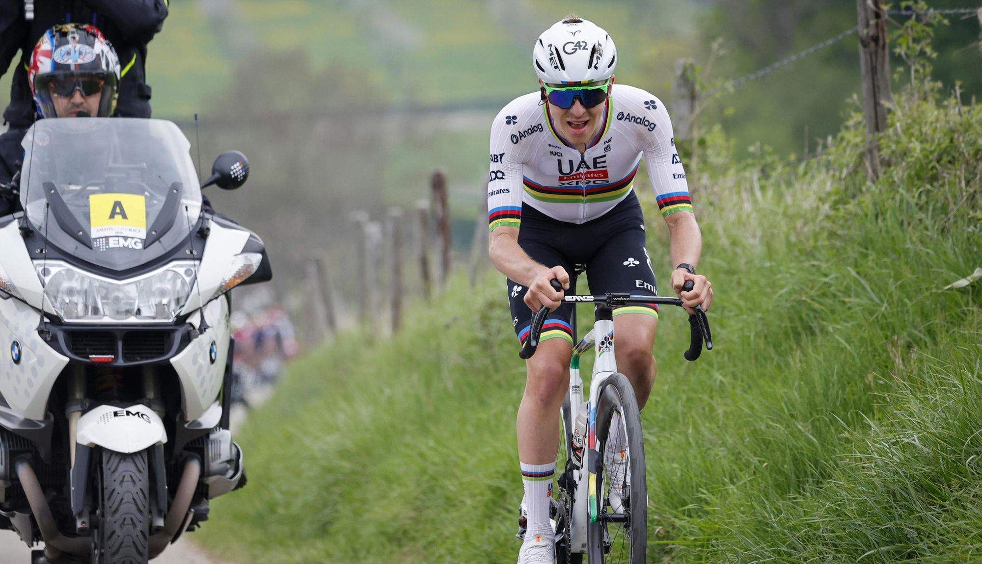 Tadej Pogacar durante la Amstel Gold Race