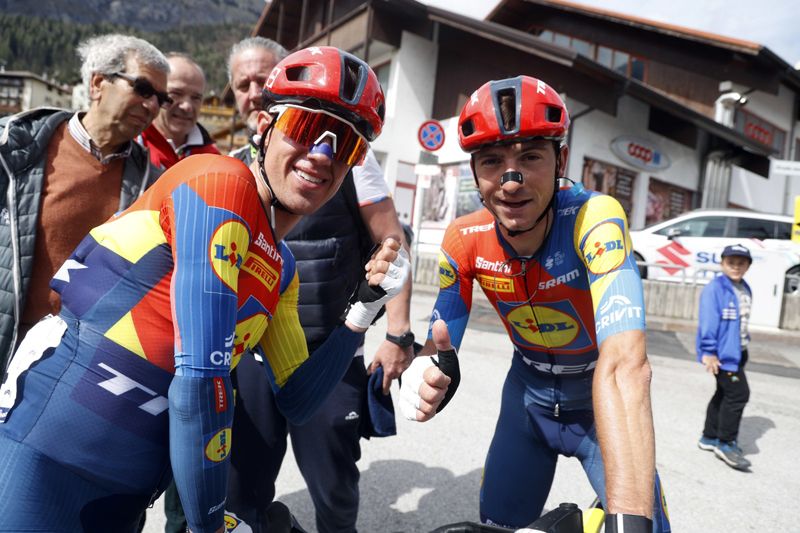 Juanpe López y Giulio CIccone Juanpe López y Giulio CIccone