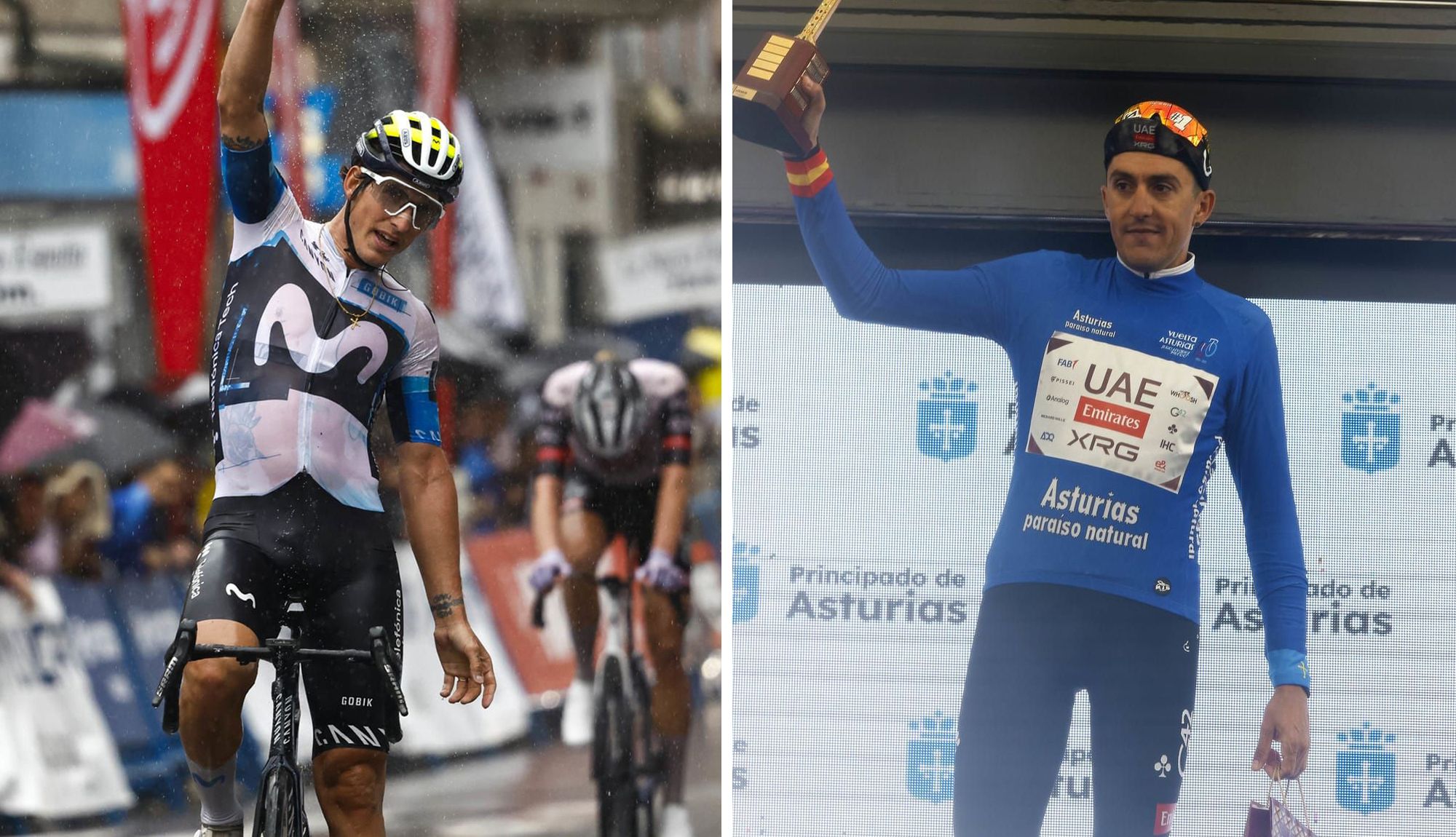 Iván García Cortina y Marc Soler, triunfadores en la 2ª etapa de la Vuelta a Asturias