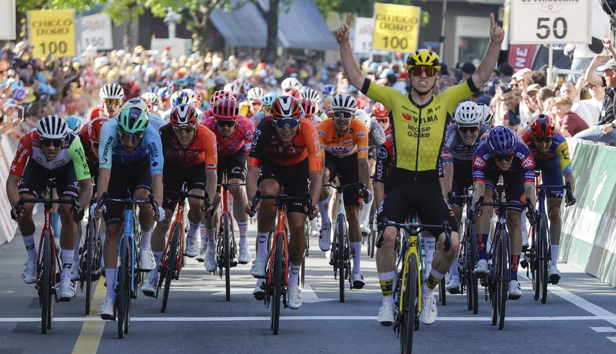 Prodigioso sprint de Matthew Brennan en Romandía