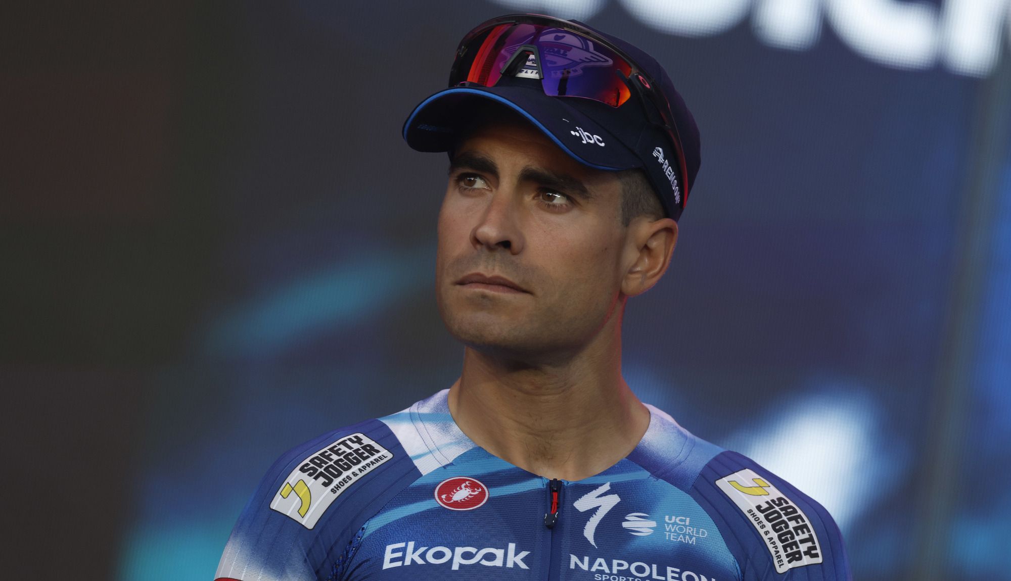 Mikel Landa durante la presentación de equipos del Giro de Italia