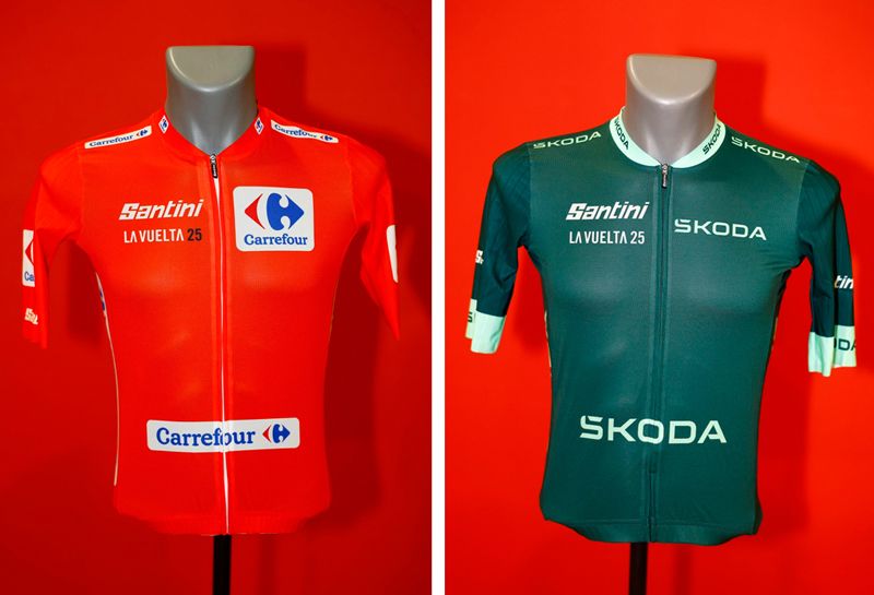 Maillots rojo y verde Maillots rojo y verde