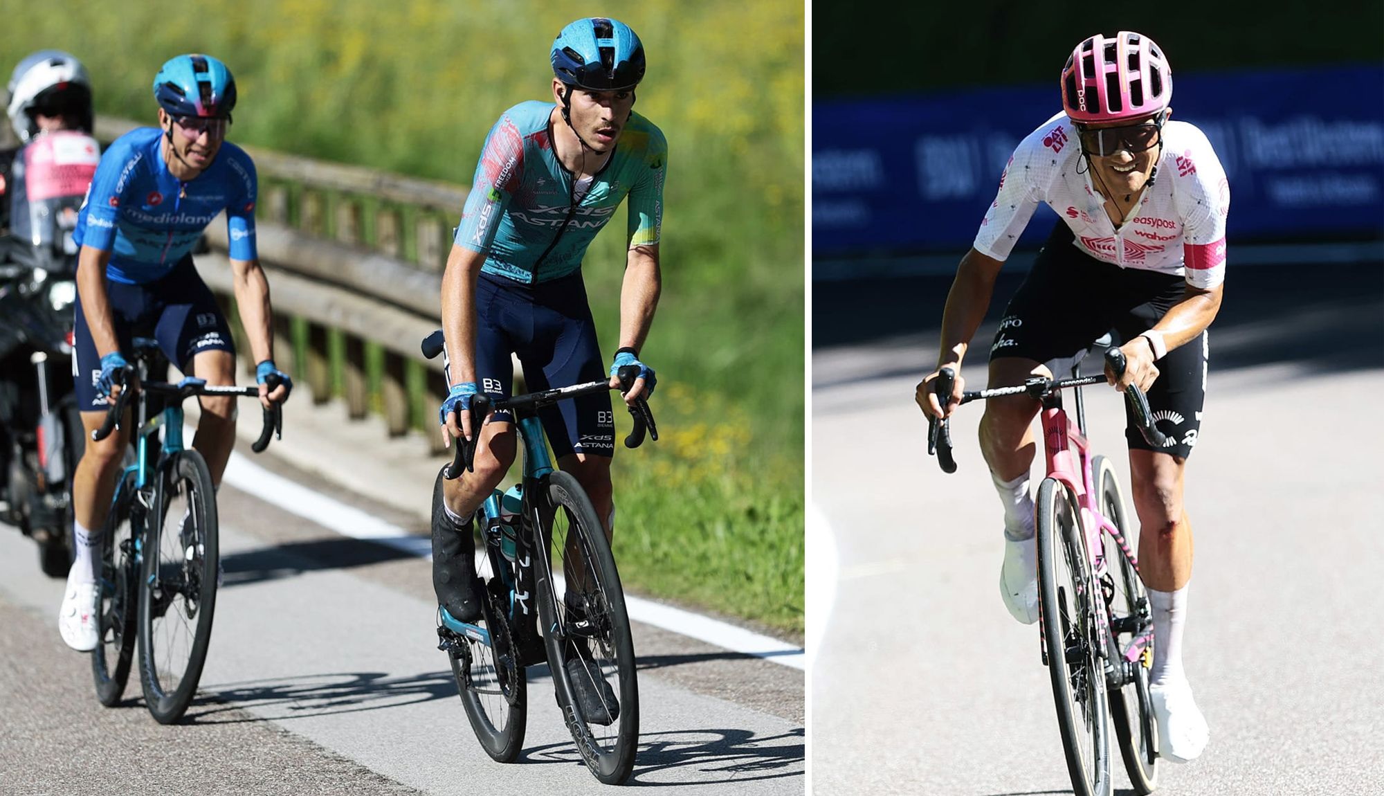 Scaroni y Fortunato firman un espectacular doblete para el Astana; Carapaz pone patas arriba el Giro y acecha la maglia rosa