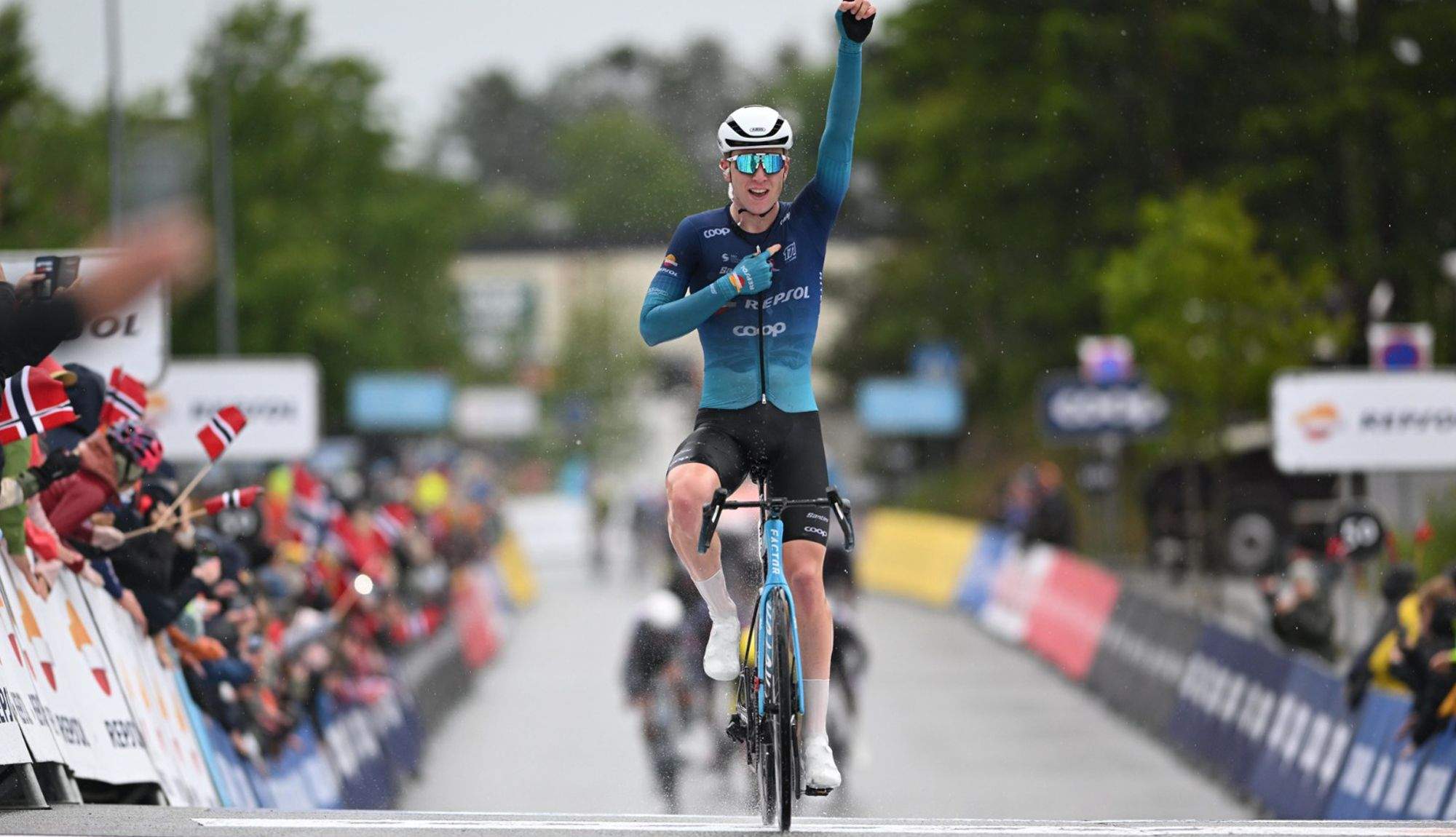 Storm Ingebrigtsen resiste desde la fuga y es el primer líder del Tour de Noruega