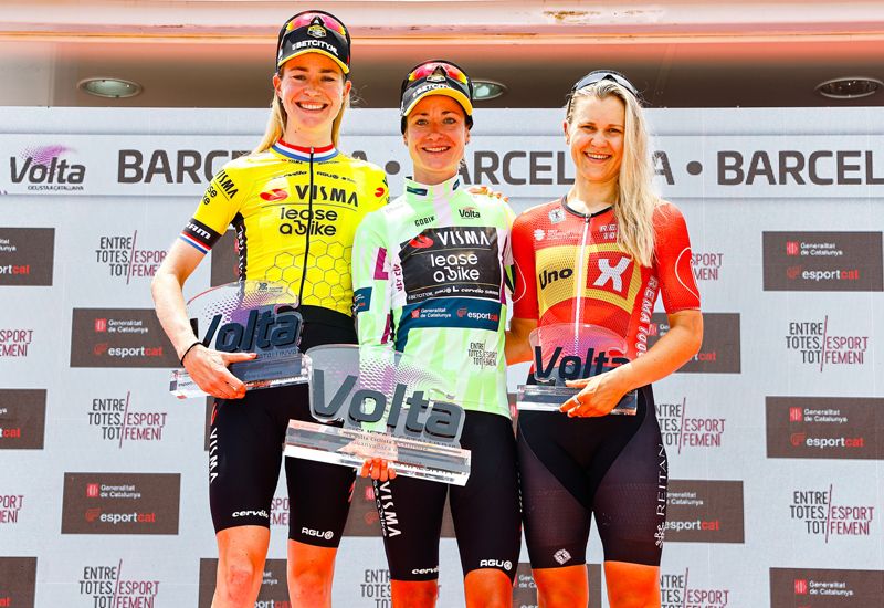 Podio de la Volta a Catalunya 2024 Podio de la Volta a Catalunya 2024