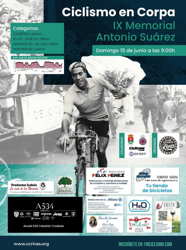 Cartel Memorial Antonio Suarez Cartel Memorial Antonio Suarez
