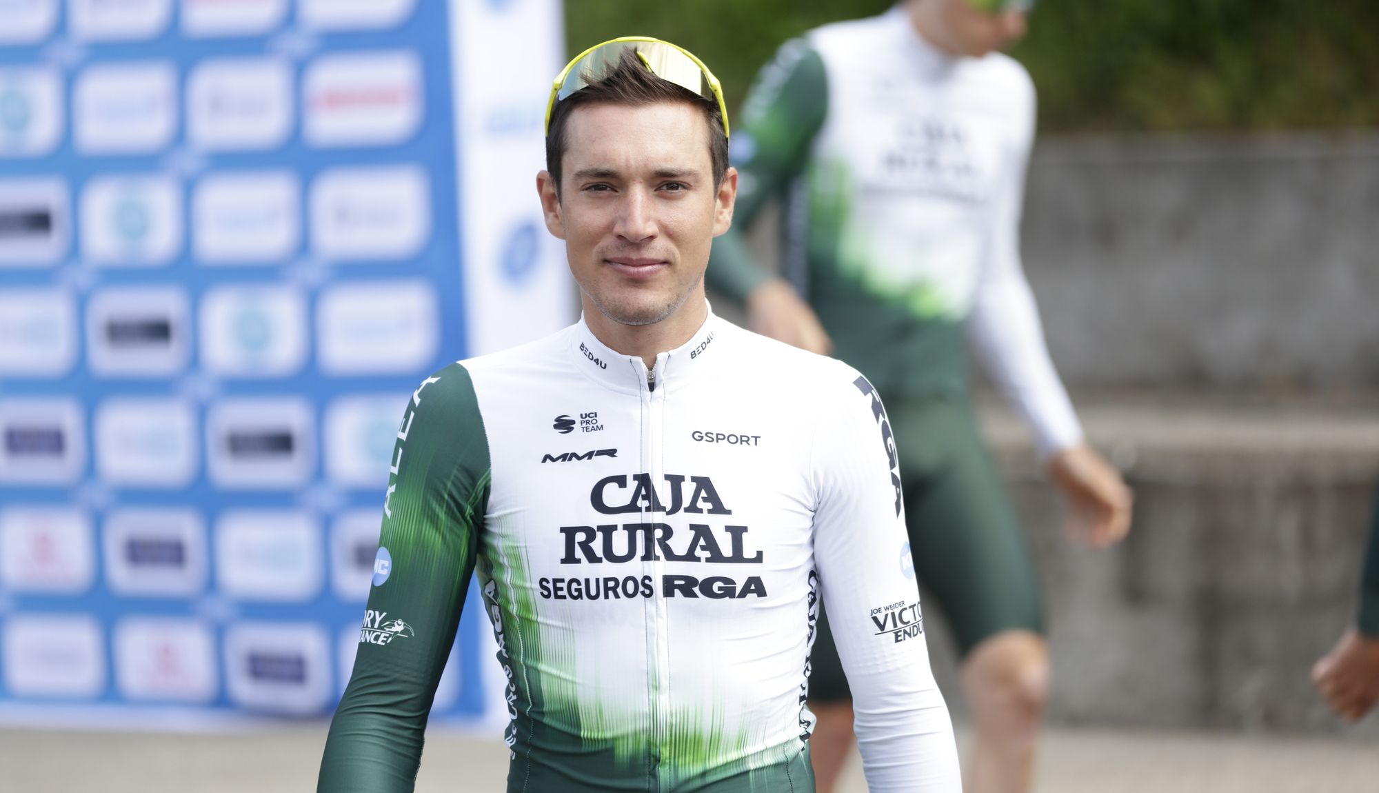 Fernando Barceló en la reciente Boucles de l'Aulne. Foto: Luis Ángel Gómez (Sprint Cycling Agency)
