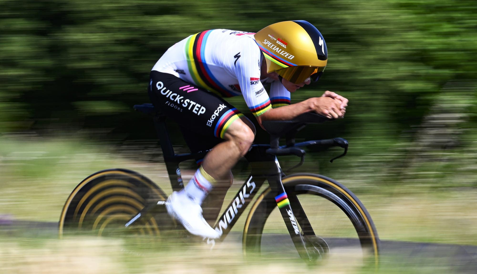 Remco Evenepoel, victoria y liderato en el Dauphiné