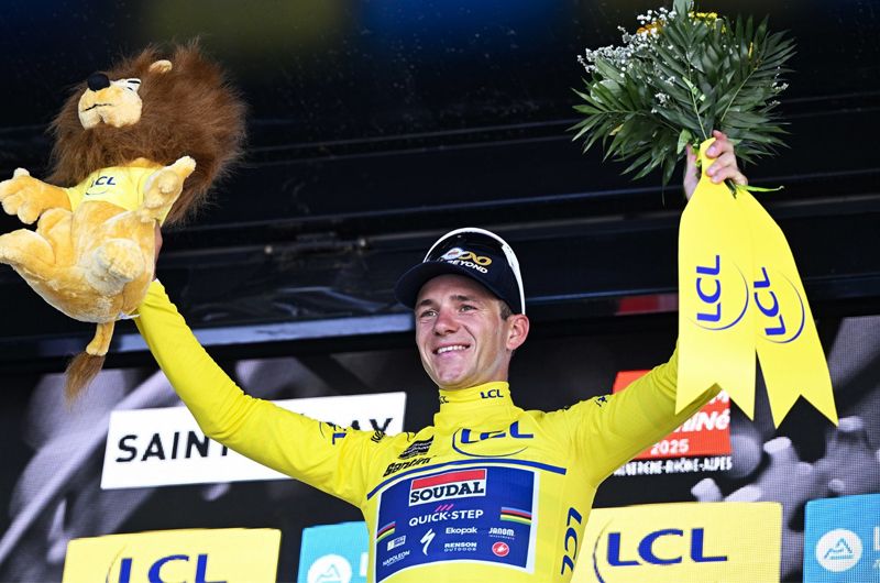 Remco Evenepoel, nuevo líder del Dauphiné Remco Evenepoel, nuevo líder del Dauphiné