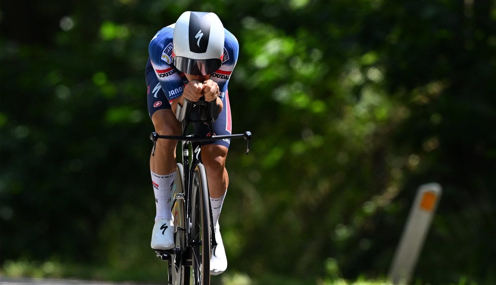 Ethan Hayter, nuevo líder de la Vuelta a Bélgica tras imponerse en la contrarreloj.