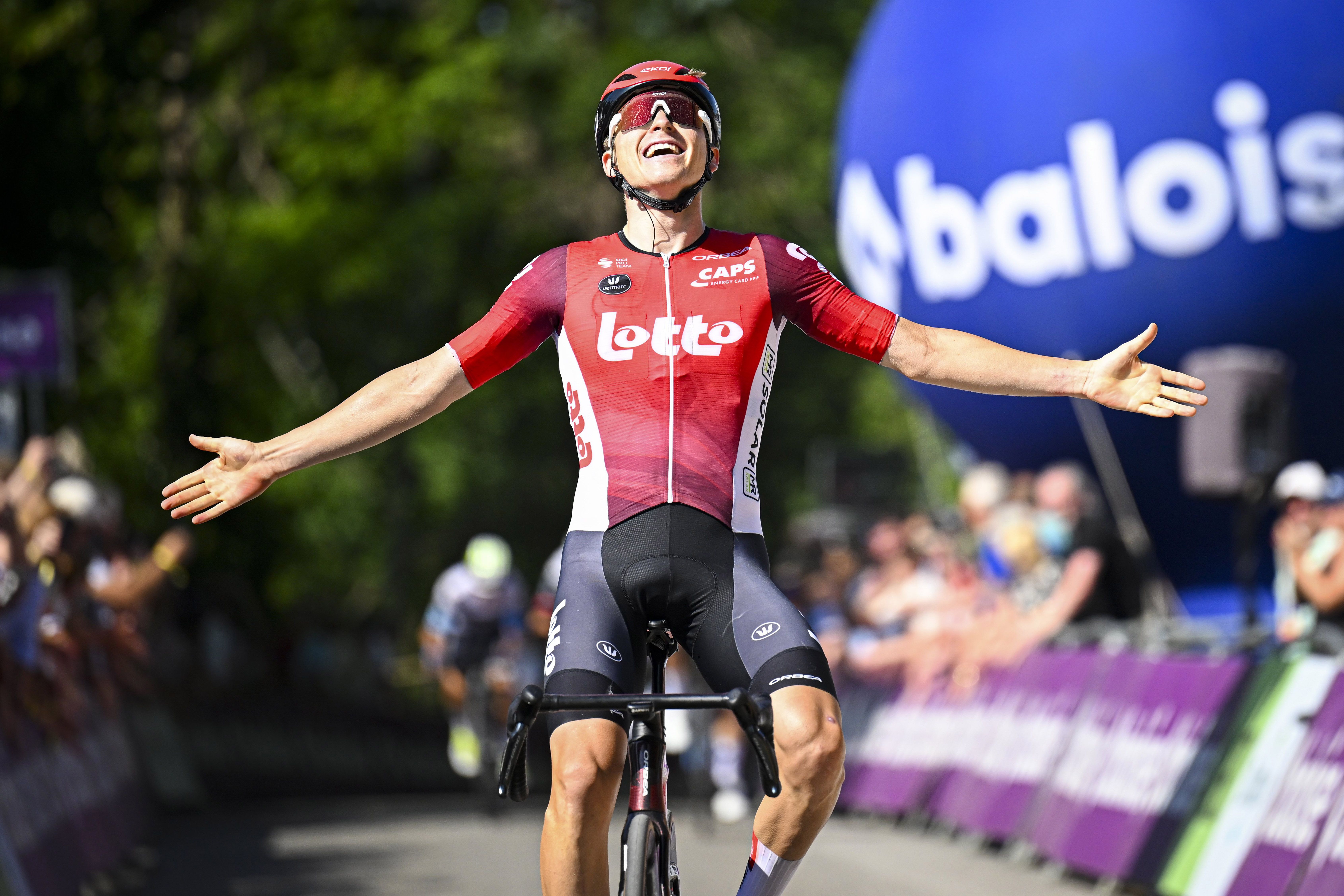 Cambio de líder en la Vuelta a Bélgica, Baroncini remplaza a Hayter; Berckmoes conquista la etapa