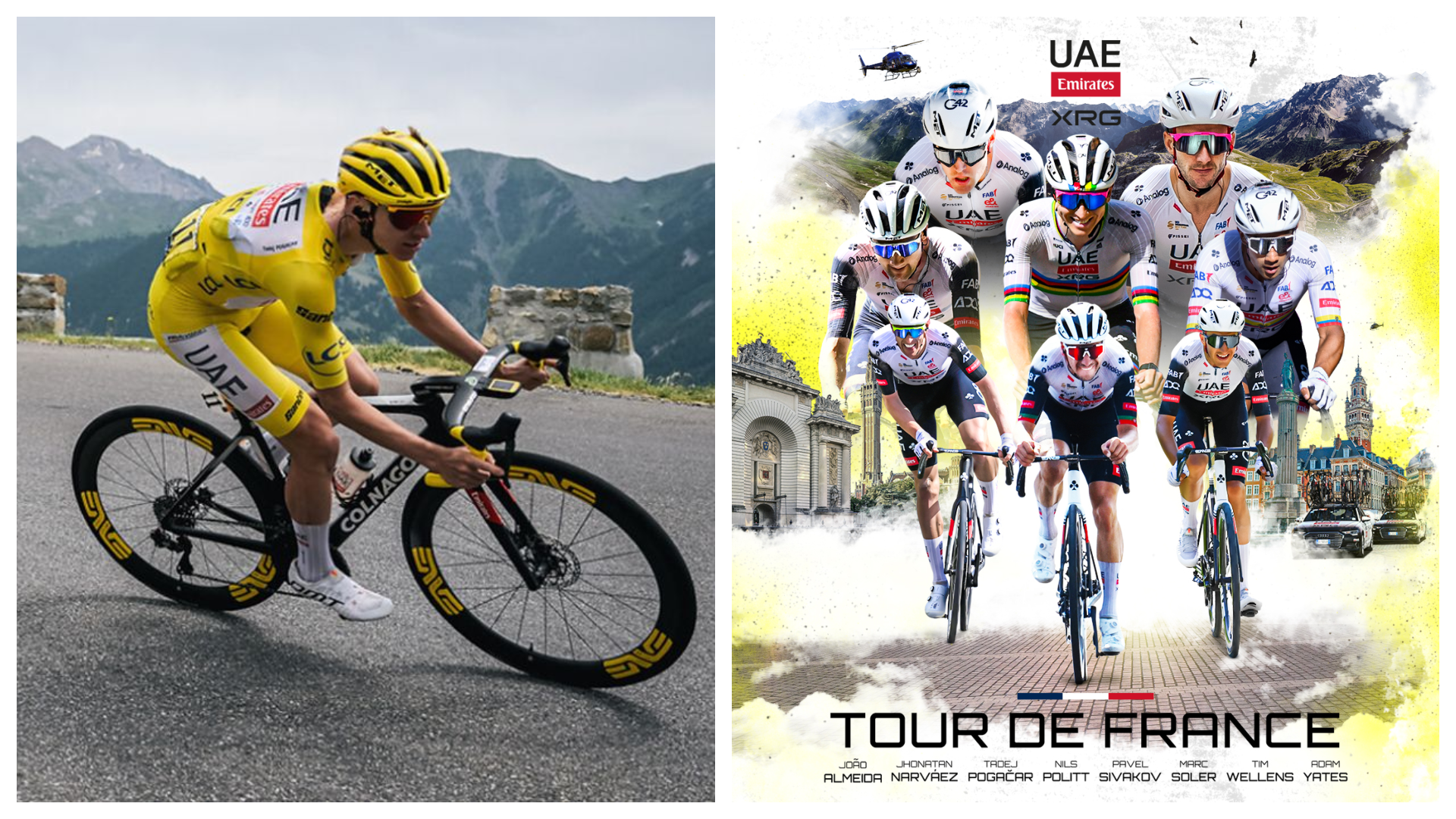 Los 7 escuderos de Pogacar para el Tour