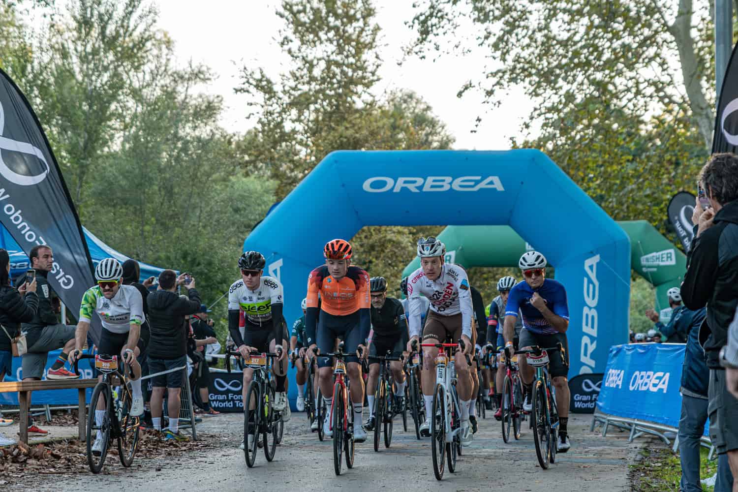 Salida de la Ciclobrava Orbea