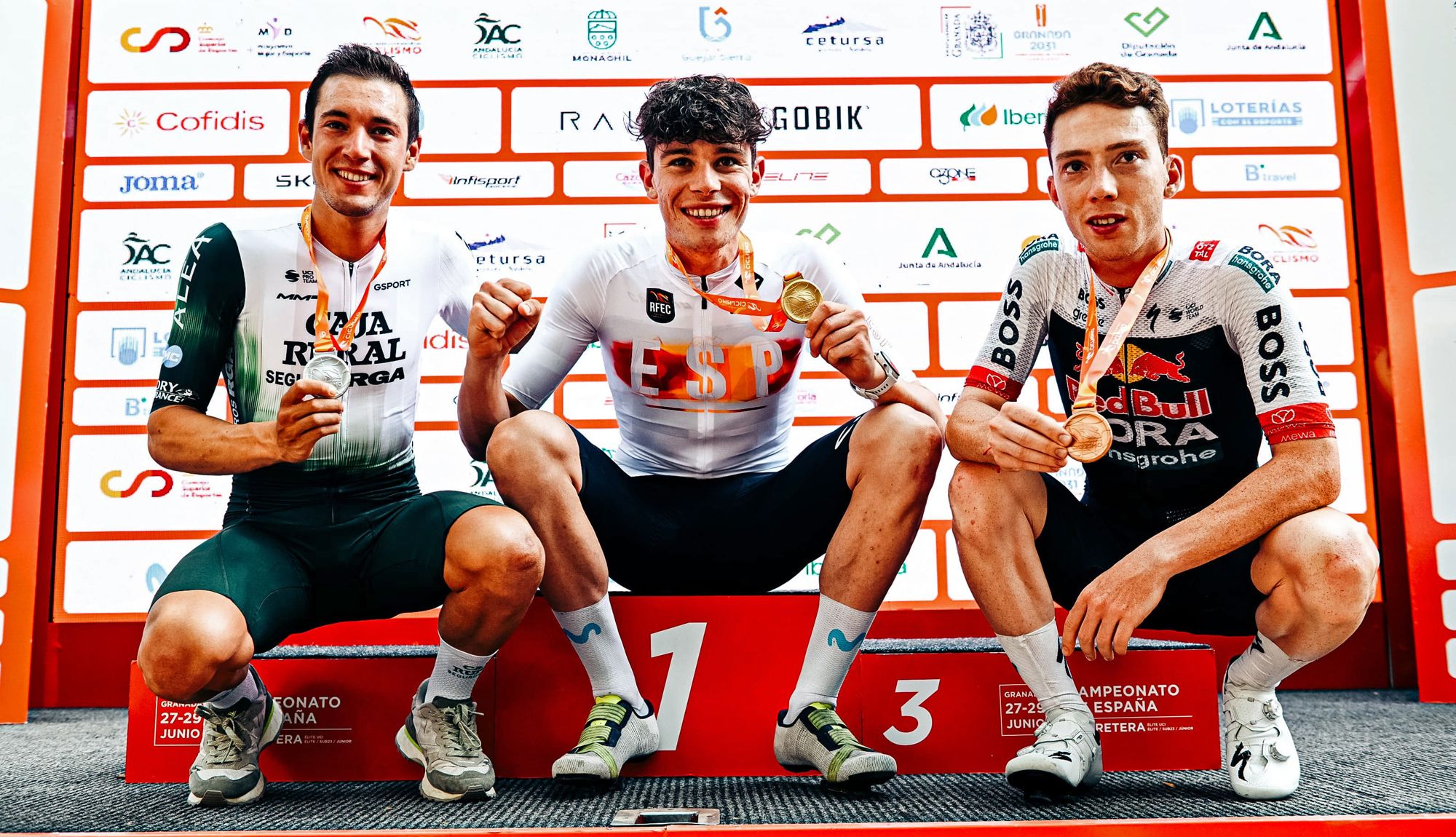 Podio del Campeonato de España 2025 Podio del Campeonato de España 2025