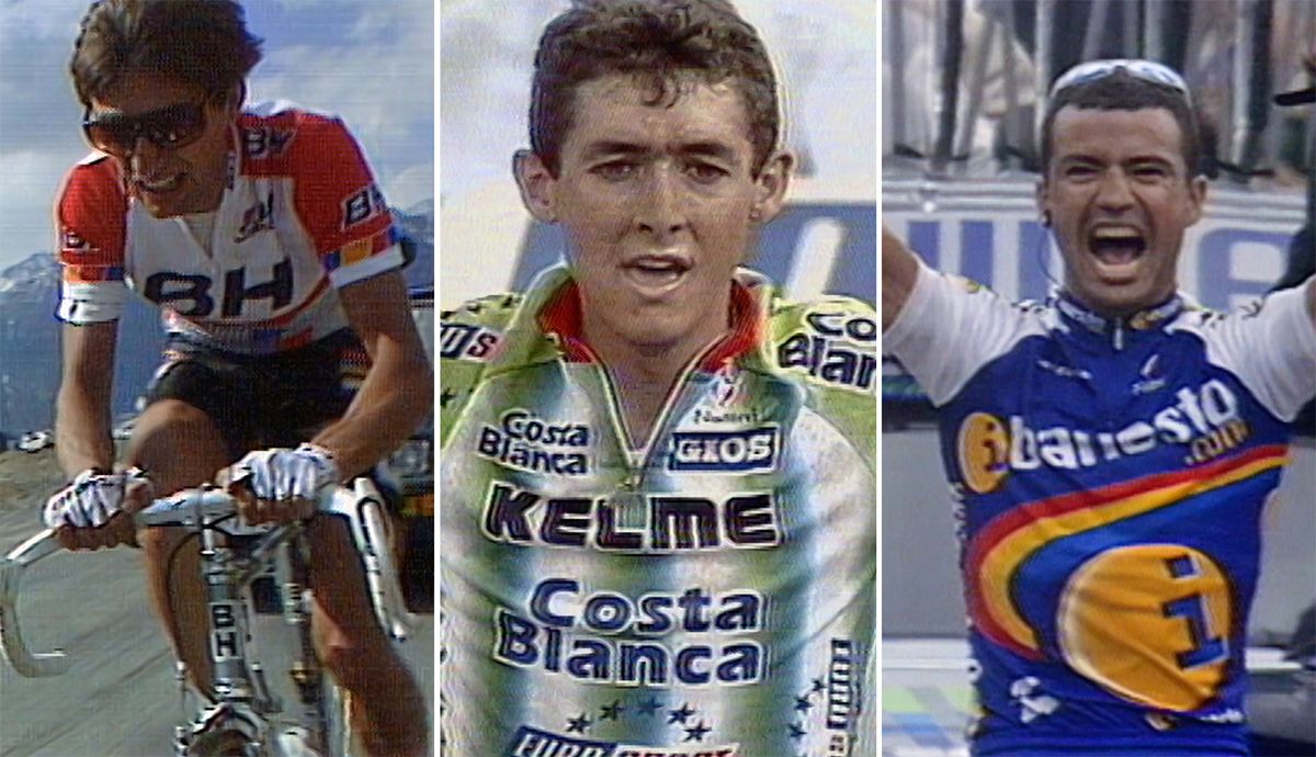 Lale Cubino, Roberto Heras y Santi Blanco