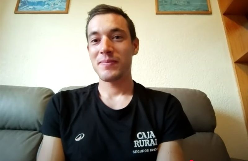 Fernando Barceló en un momento de la entrevista