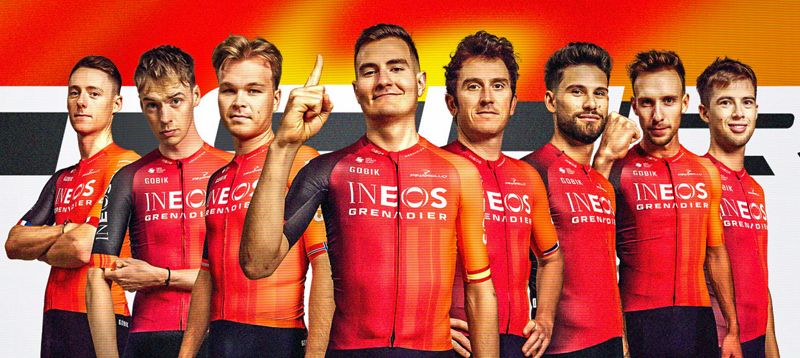 alineacion INEOS para el Tour