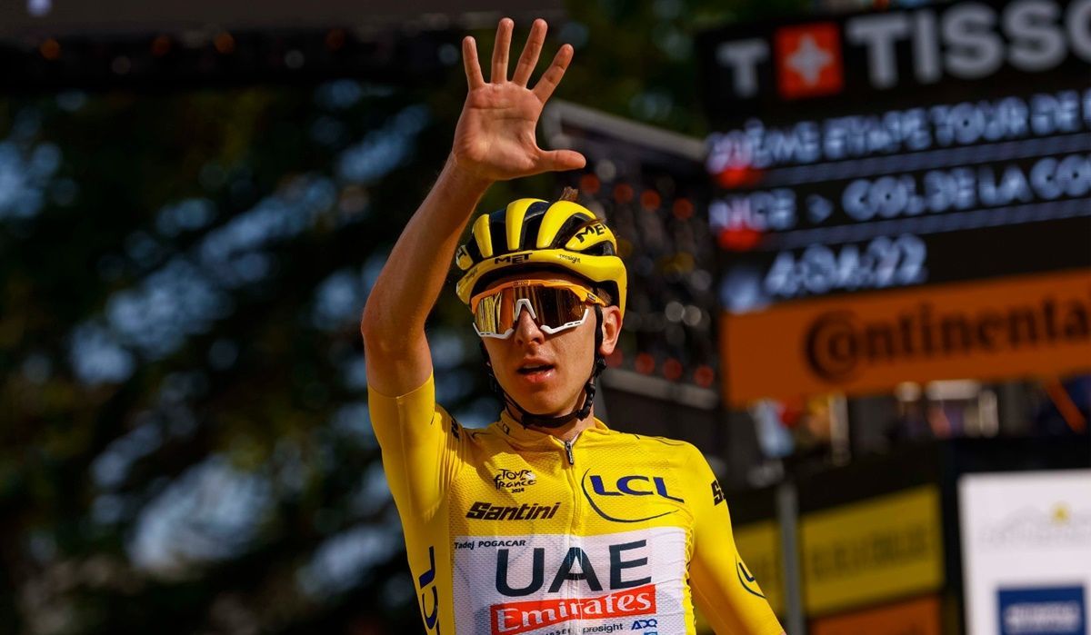 Pogacar en la anterior edición del Tour de Francia