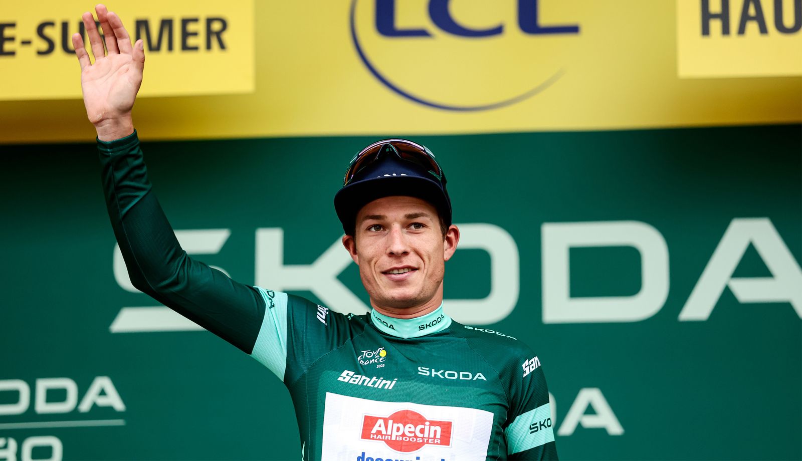 Jasper Philipsen dice adiós al Tour de Francia tras una dura caída.
