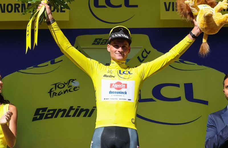 Van der Poel, líder del Tour Van der Poel, líder del Tour
