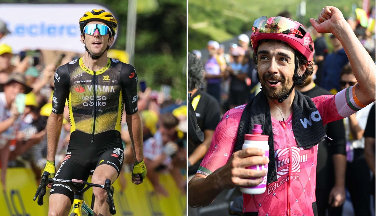 Simon Yates y Ben Healy, grandes triunfadores de la batalla del Macizo Central