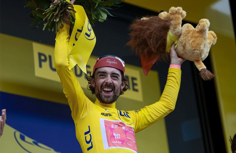Ben Healy, nueva maillot amarillo del Tour Ben Healy, nueva maillot amarillo del Tour