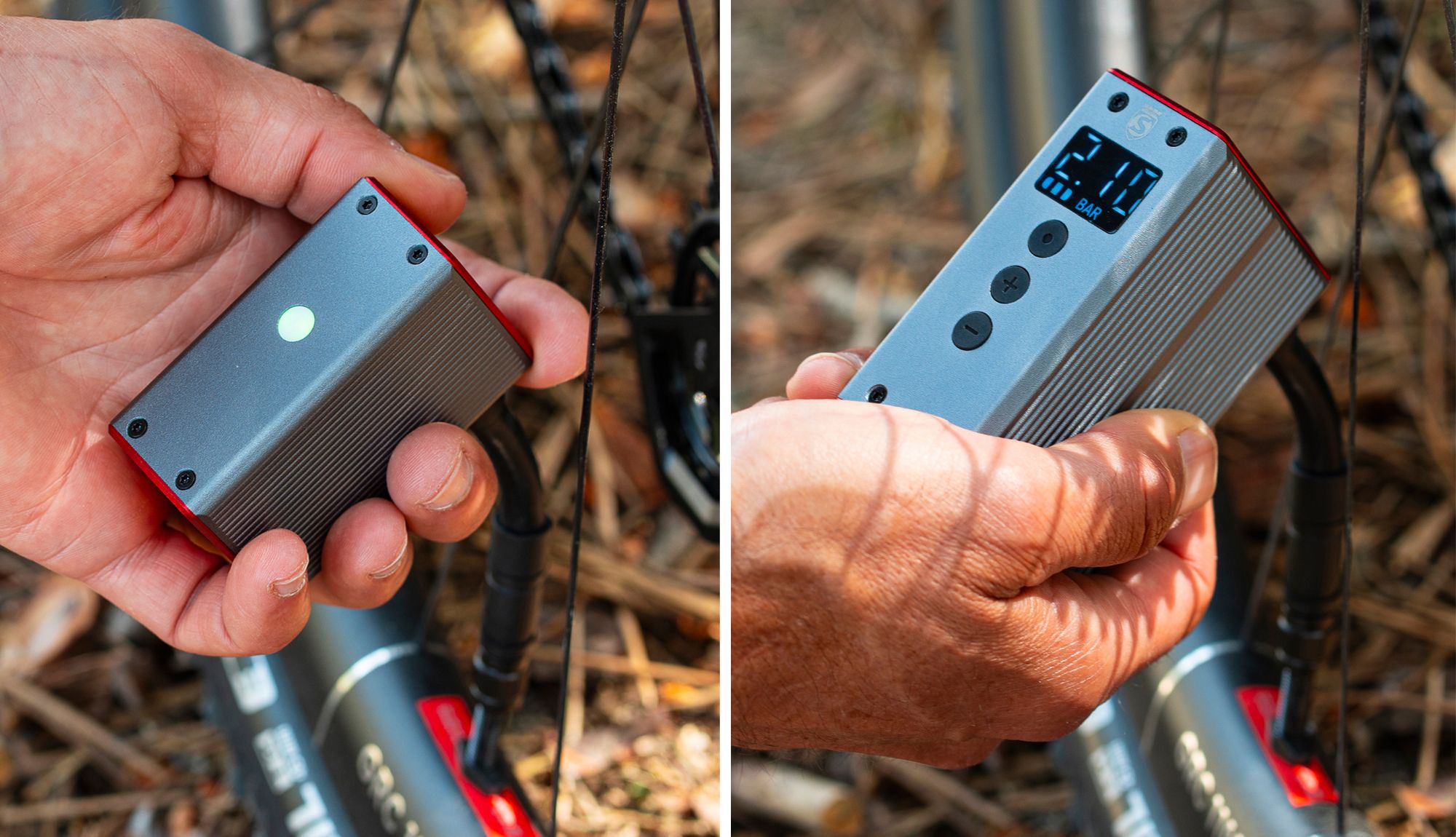 Bombas Silca Elettrico Micro -izda- y Ultimate -der-.