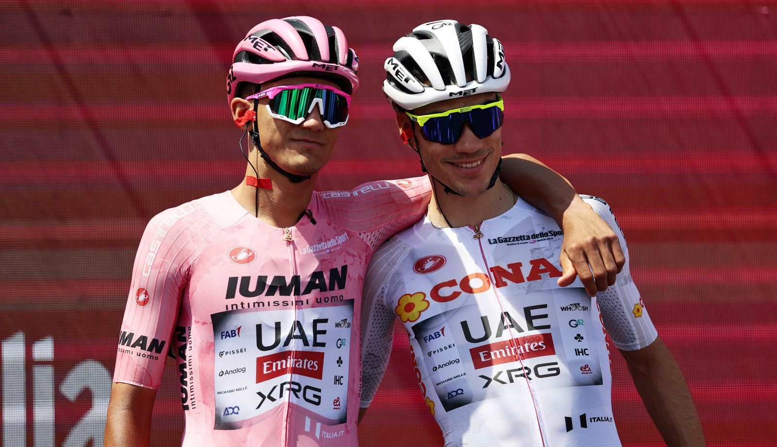 Isaac del Toro y Juan Ayuso en una imagen del pasado Giro de Italia