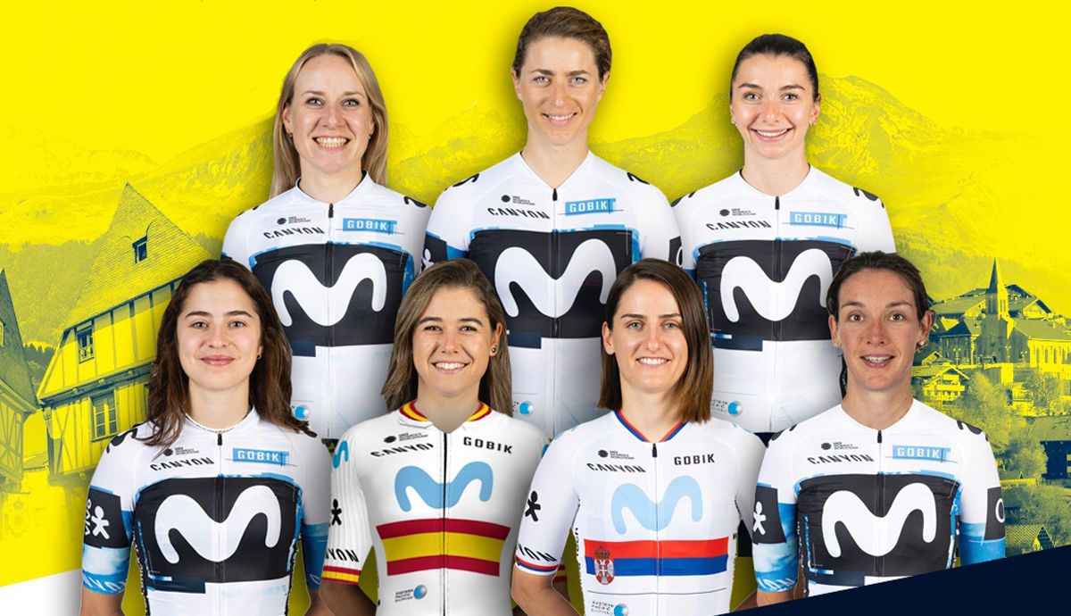 Este es el siete del Movistar Team para el Tour femenino