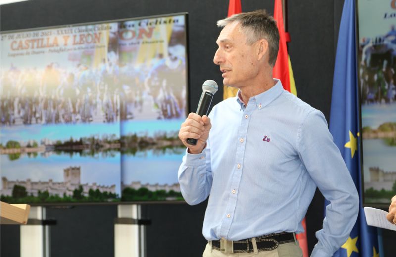 Laudelino Cubino, presidente del Club Ciclista Cadalsa Laudelino Cubino, presidente del Club Ciclista Cadalsa