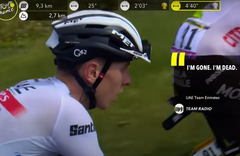 Pogacar Col de la Loze 2023
