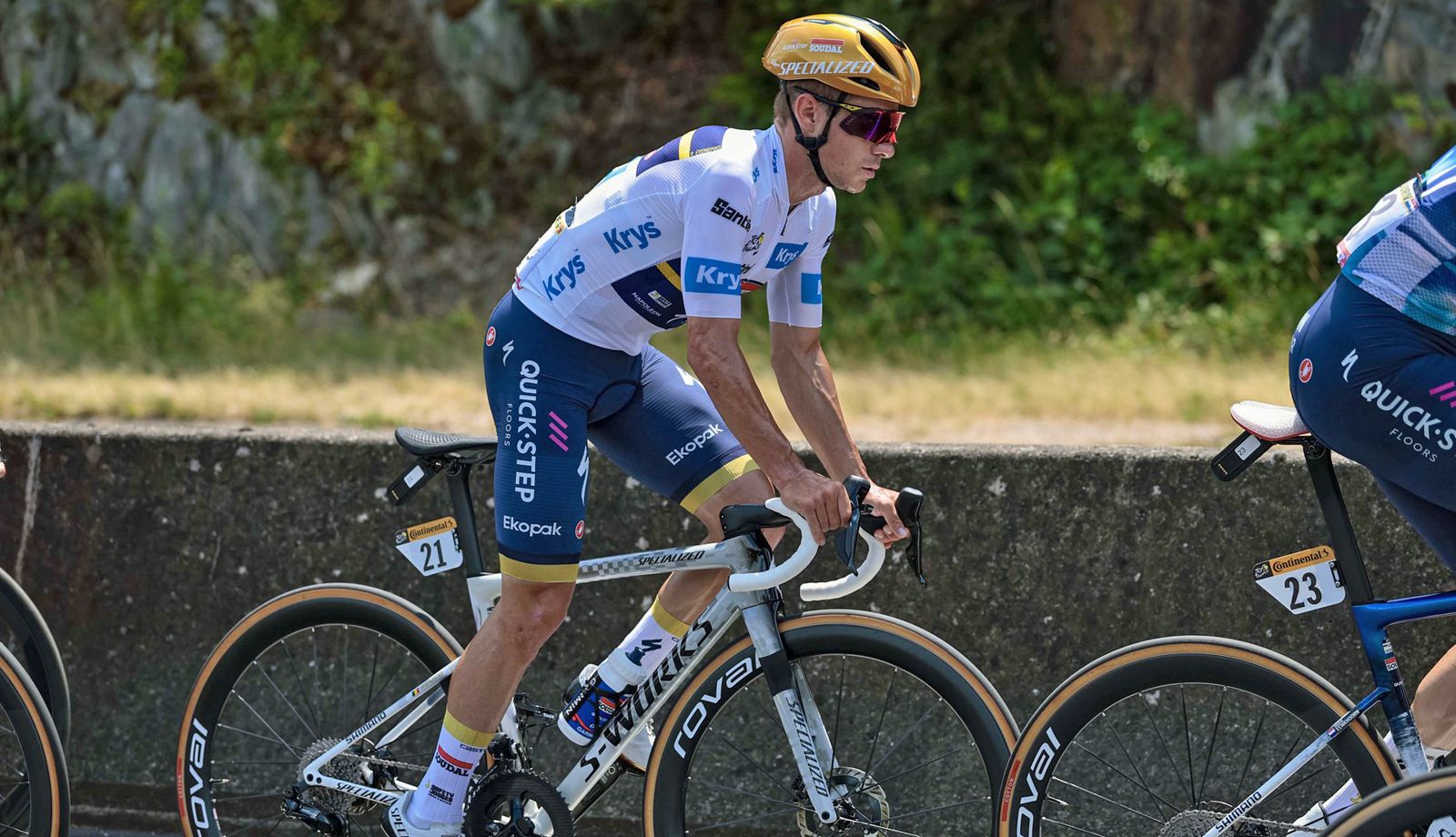 Remco Evenepoel en una imagen del Tour de Francia