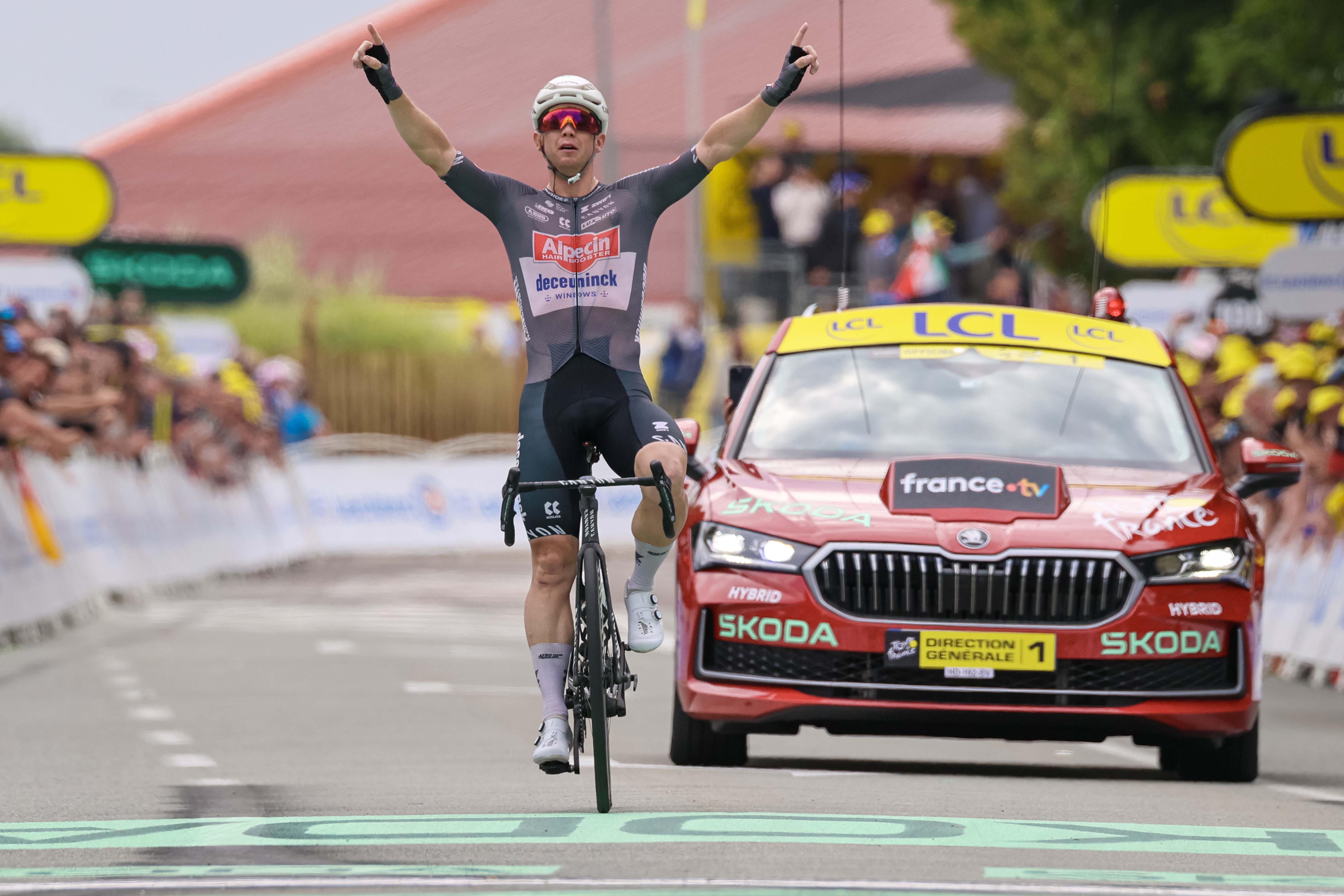 Kaden Groves, de lanzador de Philipsen a ganador de etapa desde la fuga en el Tour de Francia