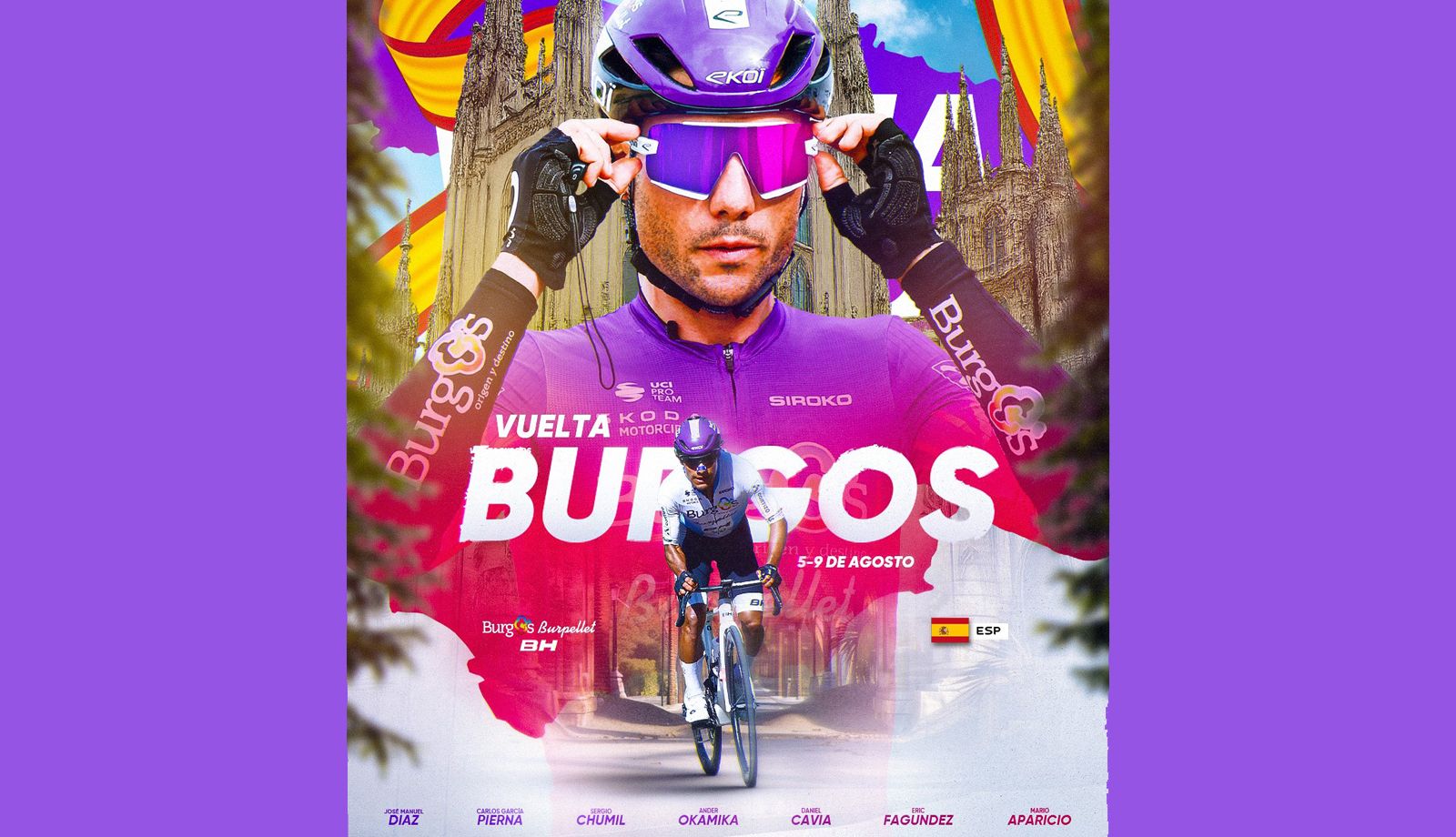 El Burgos Burpellet BH presenta un equipo de gala para la Vuelta a Burgos